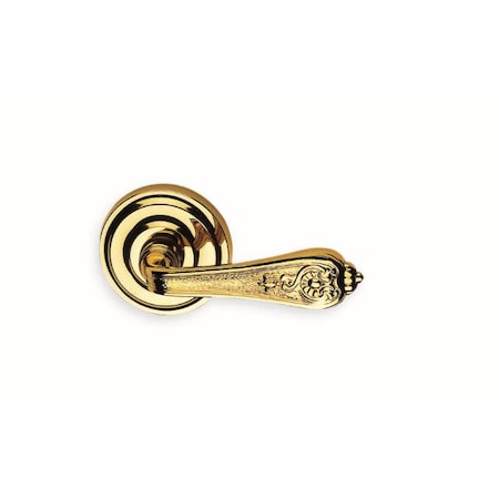 Omnia Lever Pass 2-3/8" BS T 1-3/4" Door Thickness Bright Brass 252 252/00B.PA1