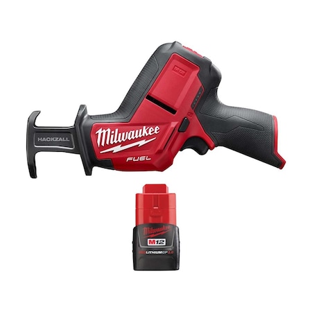 Milwaukee Tool Cordless Recip Saw, 3000 SPM, 12VDC 2520-20, 48-11-2420