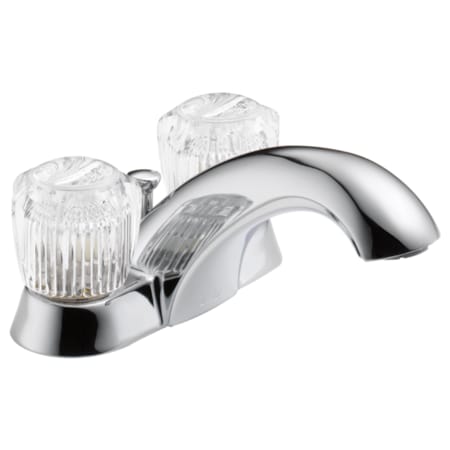 Delta Bathroom Faucet, Manual, 4" Mount, 3 Hole Commercial 2522LF