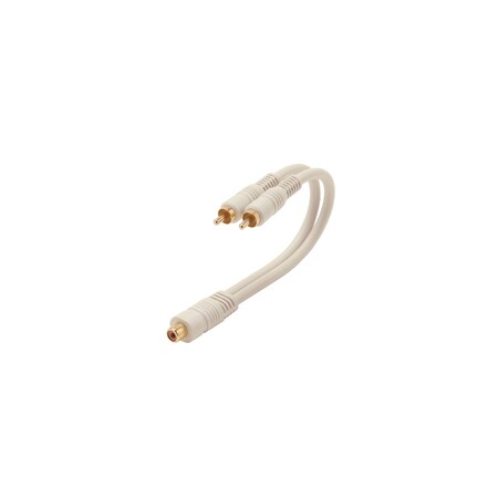 Steren RCA Jack to 2-RCA Plug Y Audio Cable Ivo 254-207IV