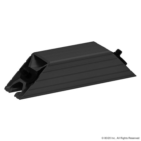 80/20 Support, 45 Degree, 1501 X 6" Blk Ano 2556-BLACK