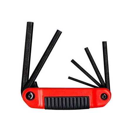 Eklind 6 Piece SAE Fold-Up Hex Key Set, 25611 25611