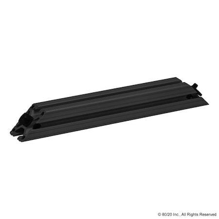 80/20 Support, 45 Degree, 1515-Litex12" Blk Ano 2561-BLACK