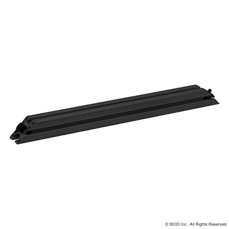 80/20 Support, 45 Degree, 1515-Litex18" Blk Ano 2563-BLACK