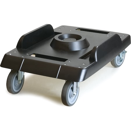Carlisle Foodservice Dolly for End Loader w/Casters, Blk IT41003