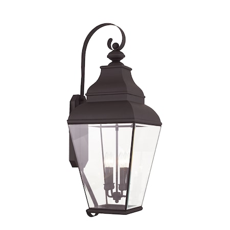 Livex Lighting Exeter 4 Light Bronze Outdoor Wall Lante 2596-07