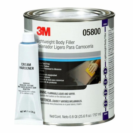 3M 1 qt. Auto Body Filler, PK6 05800