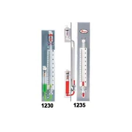 Dwyer Instruments Well-type manometer, range 0-16, 16 oz mercury required. 1230-16-W/M