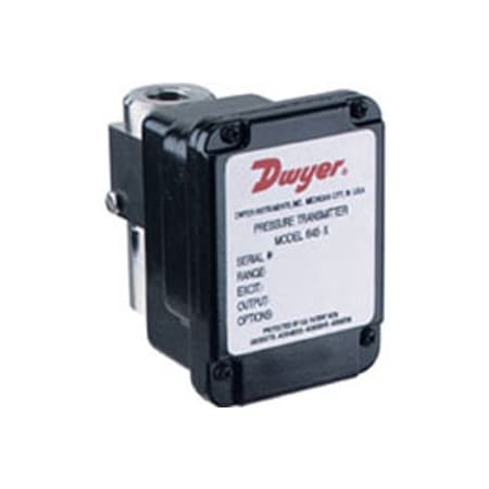 Dwyer Instruments Wet/wet differential pressure transmitter, range 0-2 psid. 645-1