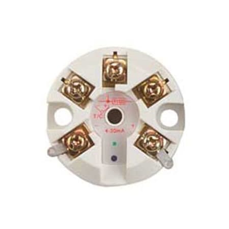 Dwyer Instruments Push-button temperature transmitter, thermocouple (type J, K, T) input. 659TC-1