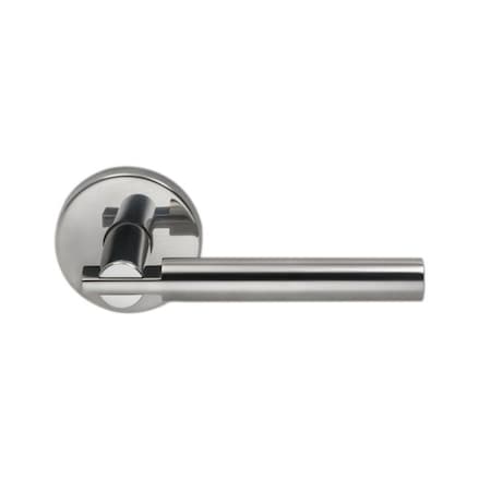 Omnia Stainless Lever Priv 2-3/4" BS T 1-3/8" Door Thickness Bright SS 25 25/00A.PR32