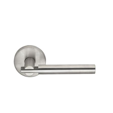 Omnia Stainless LVR Priv 2-3/8" BS Full Lip 1-3/8" Thickness Satin SS 25 25/00F.PR32D