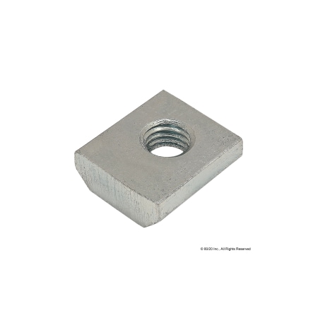 80/20 M5X0.8T-NutBright, Steel, Zinc-Plated 25-1954