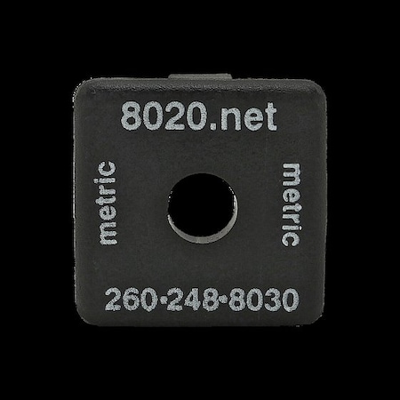 80/20 End Cap Black W/Push-Ins 25-2525 25-2015