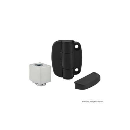 80/20 Black Detent Hinge 25 S 25-2071