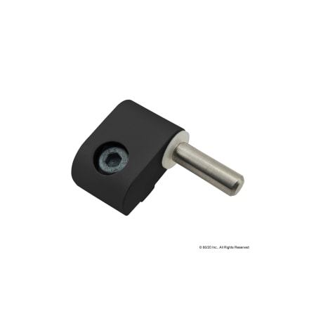80/20 Blk Rt Hand Lift-Off Hinge W/Lng Pin 25S 25-2073-BLACK