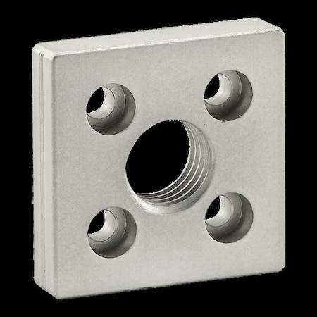 80/20 Base Plate 50mm X 50mm W/M20 Tap In Ctr 25-2362