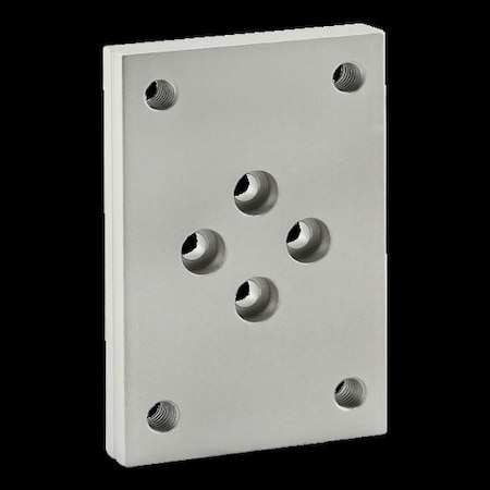 80/20 Flange Mount Caster Base Plate 25 S 25-2419