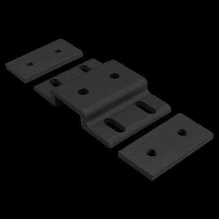 80/20 Dbl Mesh Retainer 50mm W/Dbl Back Plate 25-2524-BLACK