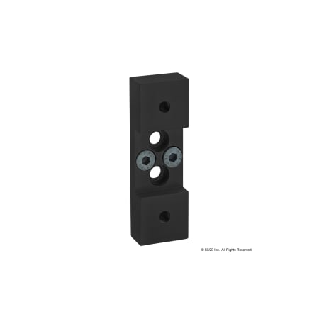 80/20 Black 25 S Roller Wheel Bracket 25-2750-BLACK