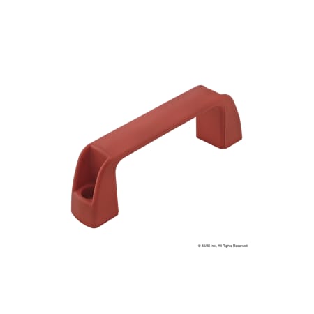 80/20 Small Plastic Door Handle-Red 25-2882