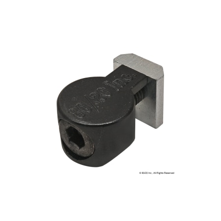 80/20 AnchorFastener, Zinc, Black, 12.5mm, 14.3mm 25-3392