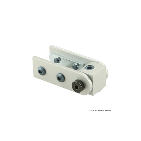 80/20 Rt Ang 0 Deg Living Hinge W/Str Arms 25S 25-4028
