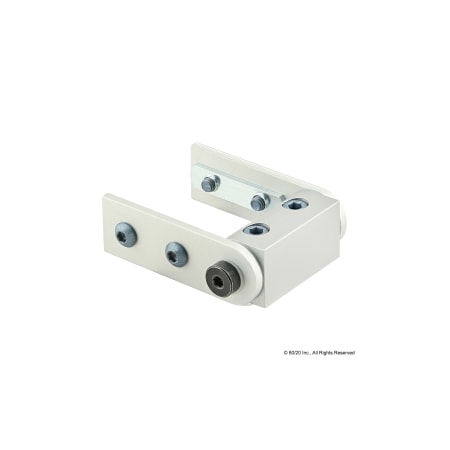 80/20 Rt Ang Univ Living Hinge W/Str Arms 25S 25-4030