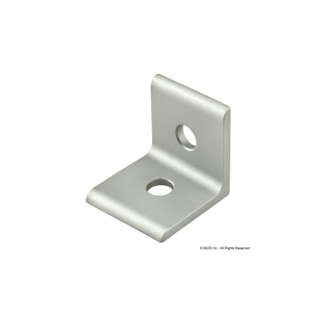 80/20 Inside Corner Bracket 3mm 2 Hole 25 S 25-4108