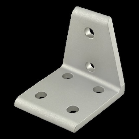 80/20 InsideCornerBracket, Alum, Slvr, 50mm, 50mm 25-4111