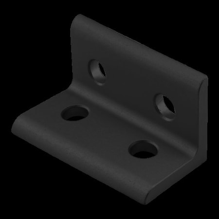80/20 InsideCornerBracket, Alum, Blk, 25mm, 25mm 25-4113-BLACK