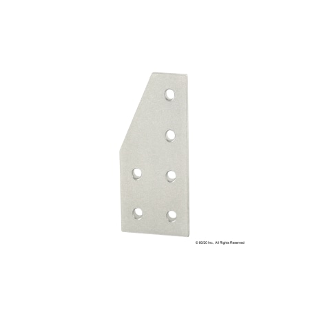 80/20 JoiningPlate, Aluminum, Silver, 100mm, 4mm 25-4120