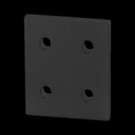 80/20 Black 25 S 4 Hole Joining Plate 25-4167-BLACK