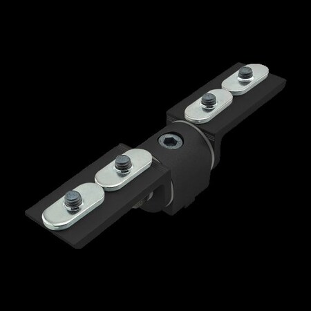 80/20 Living Hinge, 0 Deg, W/ L Pivot Arms 25S 25-4168-BLACK