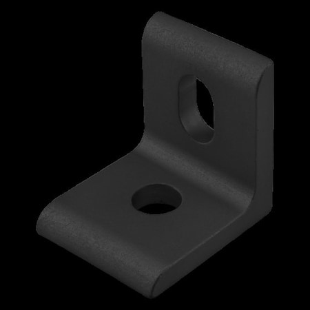 80/20 InsideCornerBracket, Alum, Blk, 25mm, 25mm 25-4265-BLACK