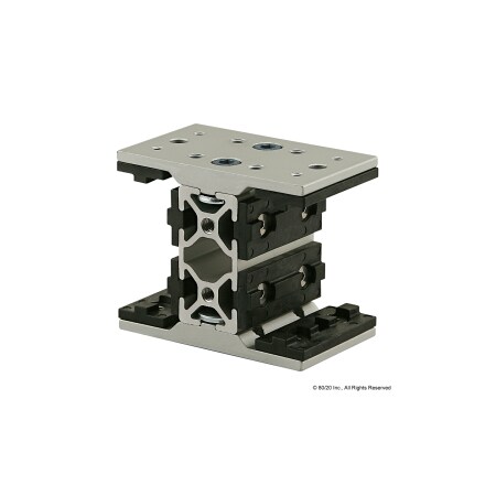 80/20 Short Dbl Unibear Assy-25-2550X47mm 25S 25-6735