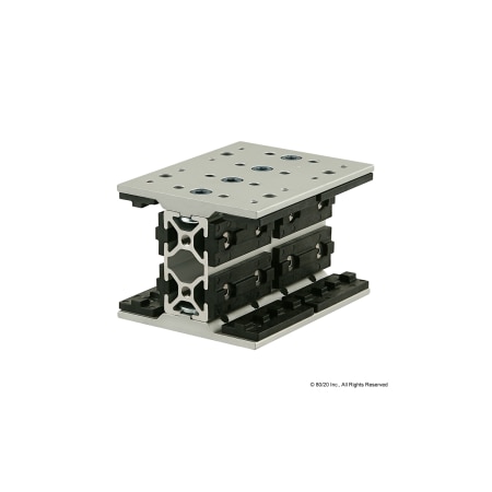80/20 Long Dbl Unibear Assy-25-2550X100mm 25S 25-6737