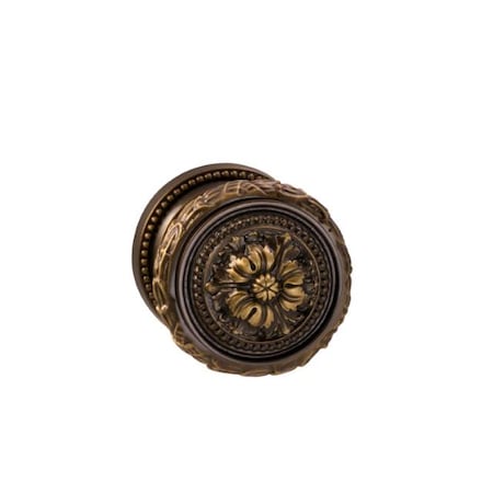 Omnia Knob Privacy 2-3/8" Backset, T Strike, 1-3/8" Door Shaded Bronze 260 260/00.PR4