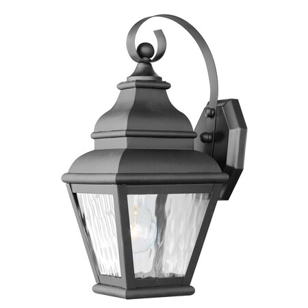 Livex Lighting Exeter 1 Light Black Outdoor Wall Lantern 2601-04
