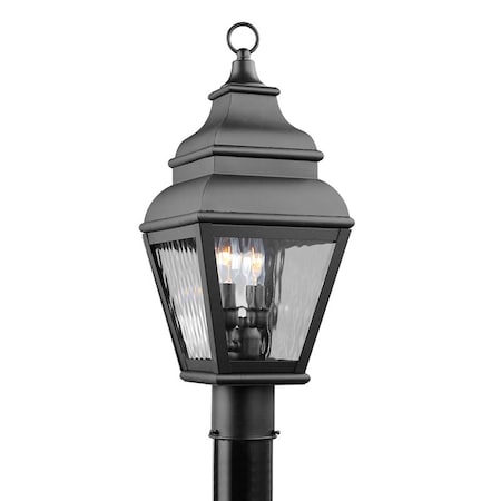 Livex Lighting Exeter 2 Light Black Outdoor Post Top La 2603-04