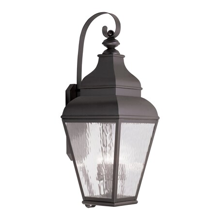 Livex Lighting Exeter 4 Light Bronze Outdoor Wall Lantern 2607-07
