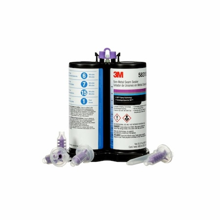 3M Bare-Metal Seam Sealer, 58310,600mL, 4, PK4 58310