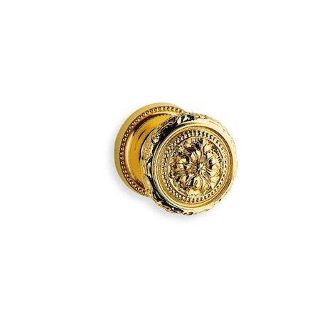 Omnia Knob Passage 2-3/4" Backset, T Strike, 1-3/8" Door Bright Brass 260 260/00A.PA1