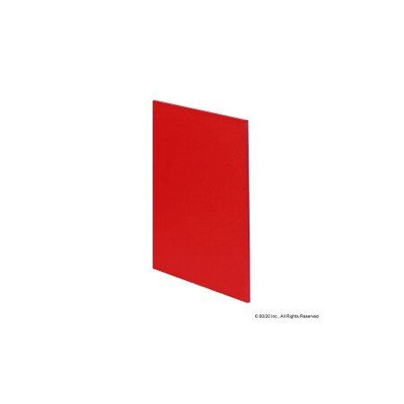 80/20 Red, Expanded, Pvc, 3mm 2620