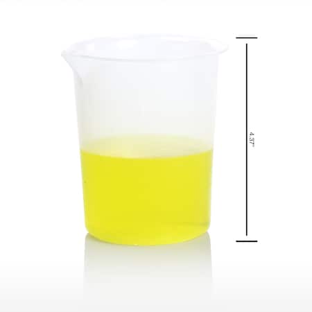 Bel-Art Bel-Art Graduated Griffin Low-Form 400ml Beakers: PP, 100ml Grad, 6/PK F26214-0000