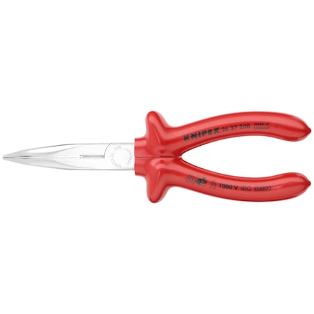 Knipex Long Nose Pliers with Cutting Edges, 8 26 27 200
