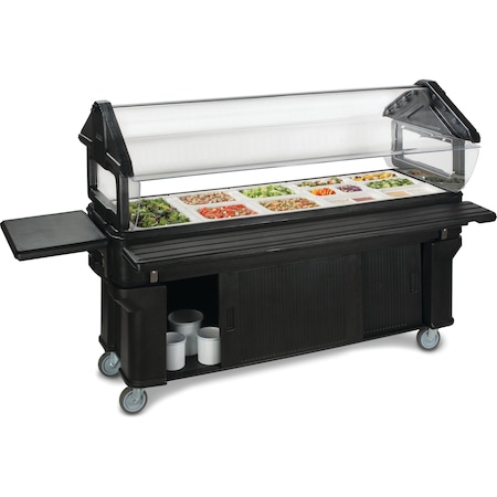 Carlisle Foodservice Portable w/Strg, Legs, 6 ft.x2 ft.x4.2 ft. 661103