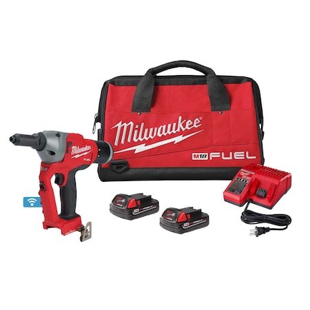 Milwaukee Tool M18 FUEL 1/4 in. Blind Rivet Tool with ONE-KEY Kit 2660-22CT