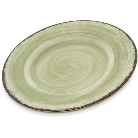 Carlisle Foodservice Melamine Salad Plate, 9", Jade, PK12 5400246