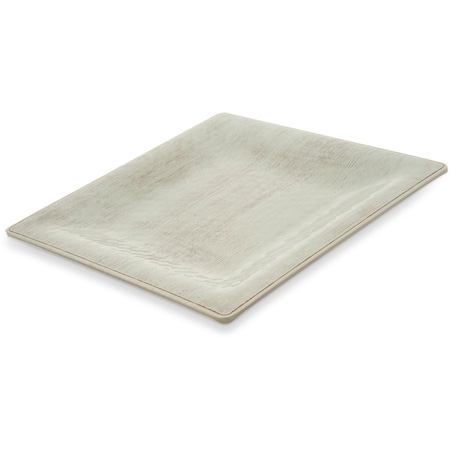 Carlisle Foodservice Melamine Square Plate, 10.5", Buff, PK12 6402206